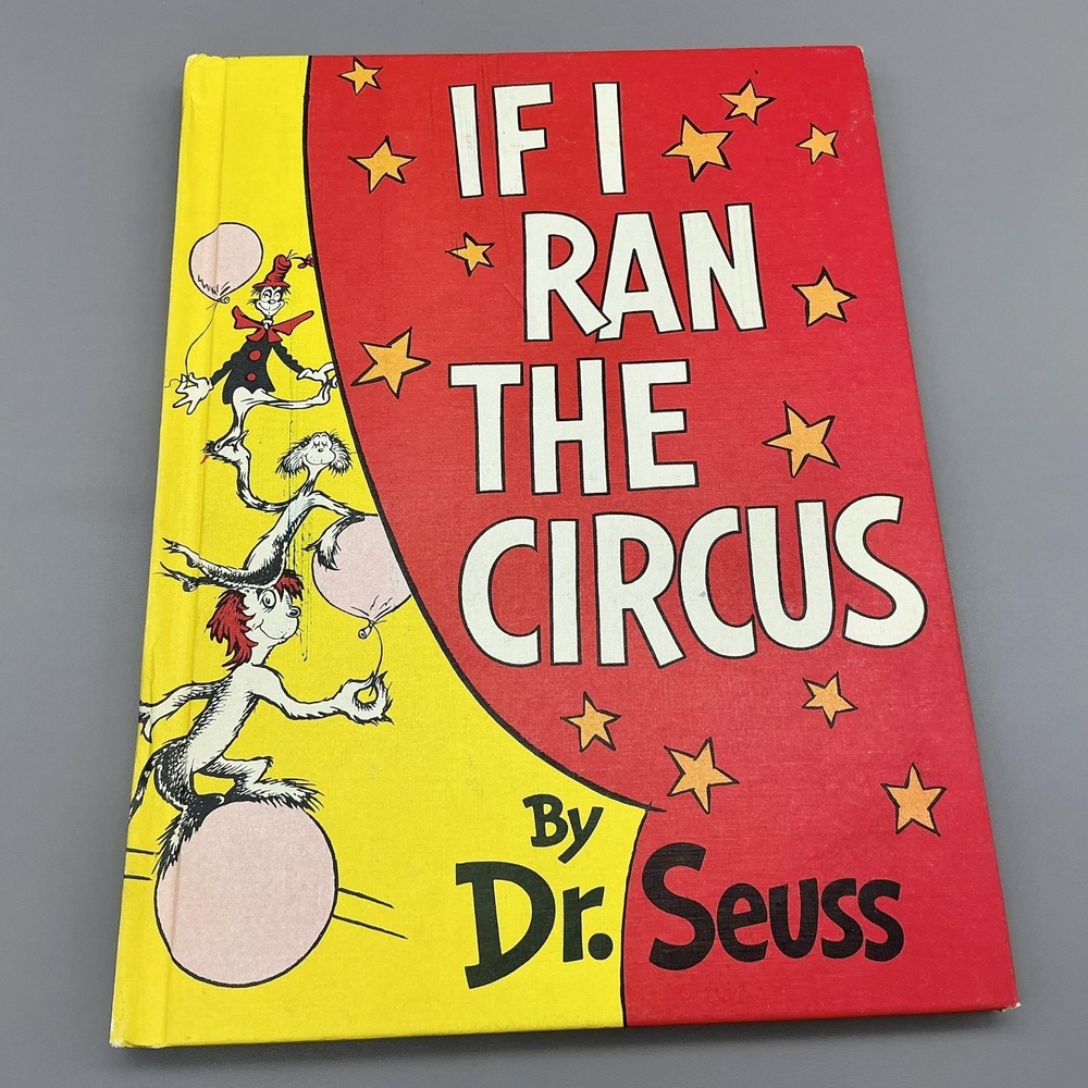 Dr Seuss If I Ran the Circus Vintage 1956 Hardcover Book Club Edition